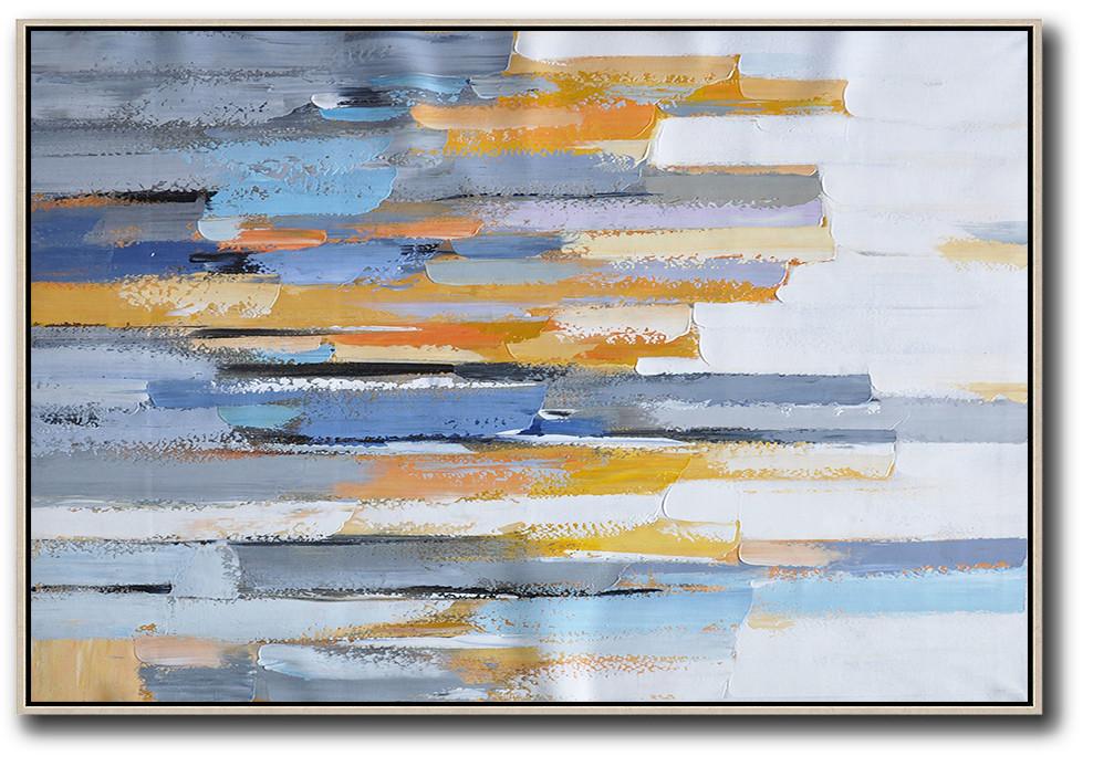 Oversized Horizontal Contemporary Art - Artwork Canvas Prints Extra Large